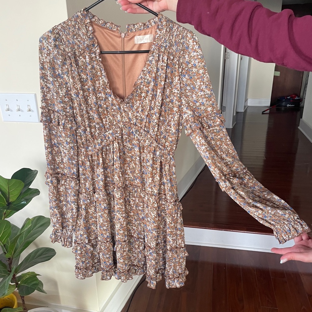 Altar’d State / M Long Sleeve Floral Dress